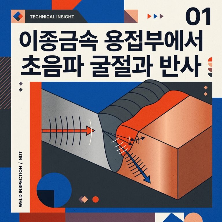 ai thumbnail poster 이종금속 용접부에서 초음파 굴절과 반사 1787171429