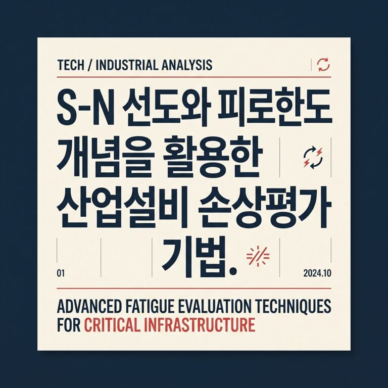ai thumbnail typography S N 선도와 피로한도 개념을 활용한 산업설비 손상평가 기법 1788856414